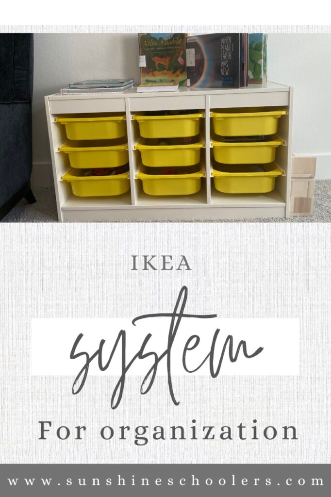 Ikea Trofast Homeschool Organize